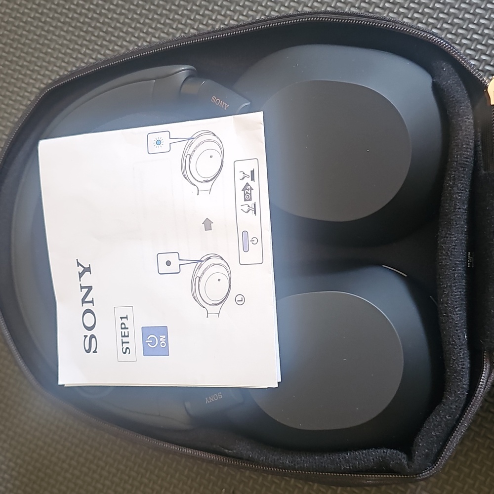 Sony WH-1000XM5 Black Wireless Noise Cancelling Headphones - Picture 2 of 5